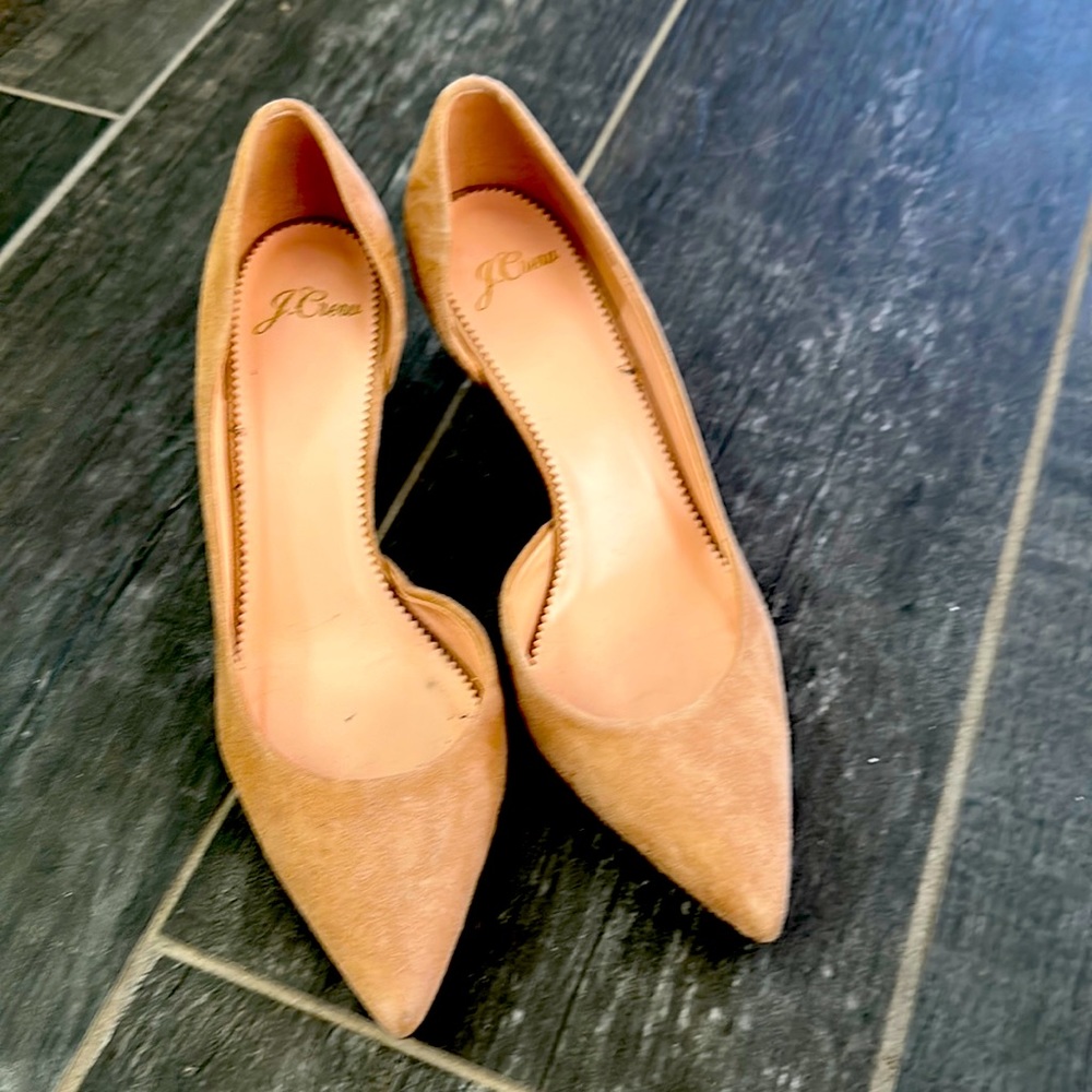 J.crew suede pumps